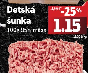 Detská šunka
