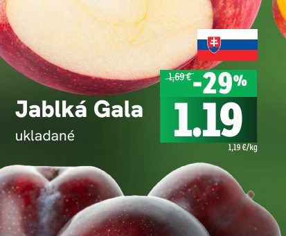 Jablká Gala