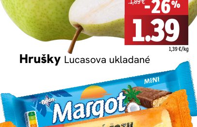 Hrušky Lucasova ukladané