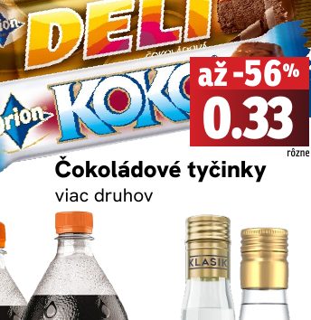 Čokoládové tyčinky