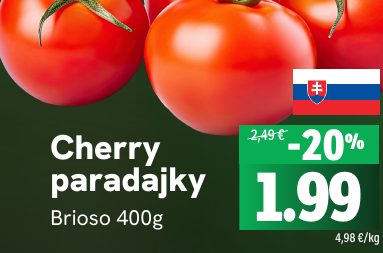 Cherry paradajky